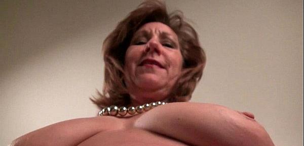  Mom&039;s nipples and clit need attention after a hard days work